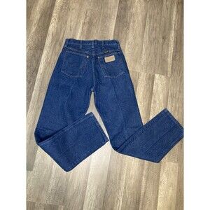 Wrangler 13MWZG Jeans Women's 9X32 (28x32) Y2K Blue Denim Western High Rise